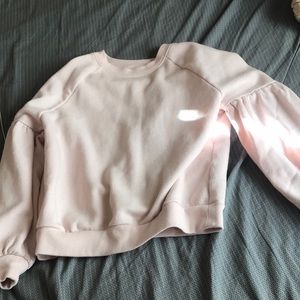 Pink crew neck sweater